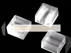 14.07×14.92mm Wielkość Wysokiej mocy Jednorazowa soczewka 30×90° Dostępny ekomateriał Łatwo instalowana soczewka