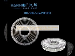 3030&2835 LED PC Ekologiczny materiał 92%+ Przekaźność Soczewka antyświetlna dla UFO Soczewka oświetlenia wysokiego węzła