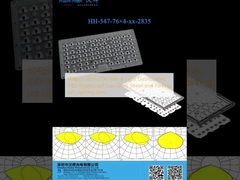 304 sztuk 2835LED z 4 rozkładami światła IP65 wodoodporny niskim oświetlenie ulicy i parkingu
