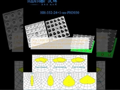 24 w 1 3030 diody LED Siedem opcji dystrybucji światła Jednolity wydajność światła Łatwa instalacja Doskonałe oświetlenie uliczne i powodziowe
