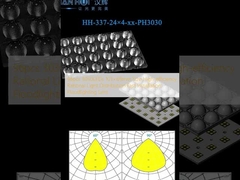 96 sztuk 3030LED 103×69mm Rozmiar Wysokiej wydajności racjonalne rozkład światła Szybka instalacja Lensy reflektorów