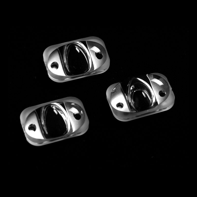 23x16mm T2S 3030 LED Street Light Lens 92% Transmittance