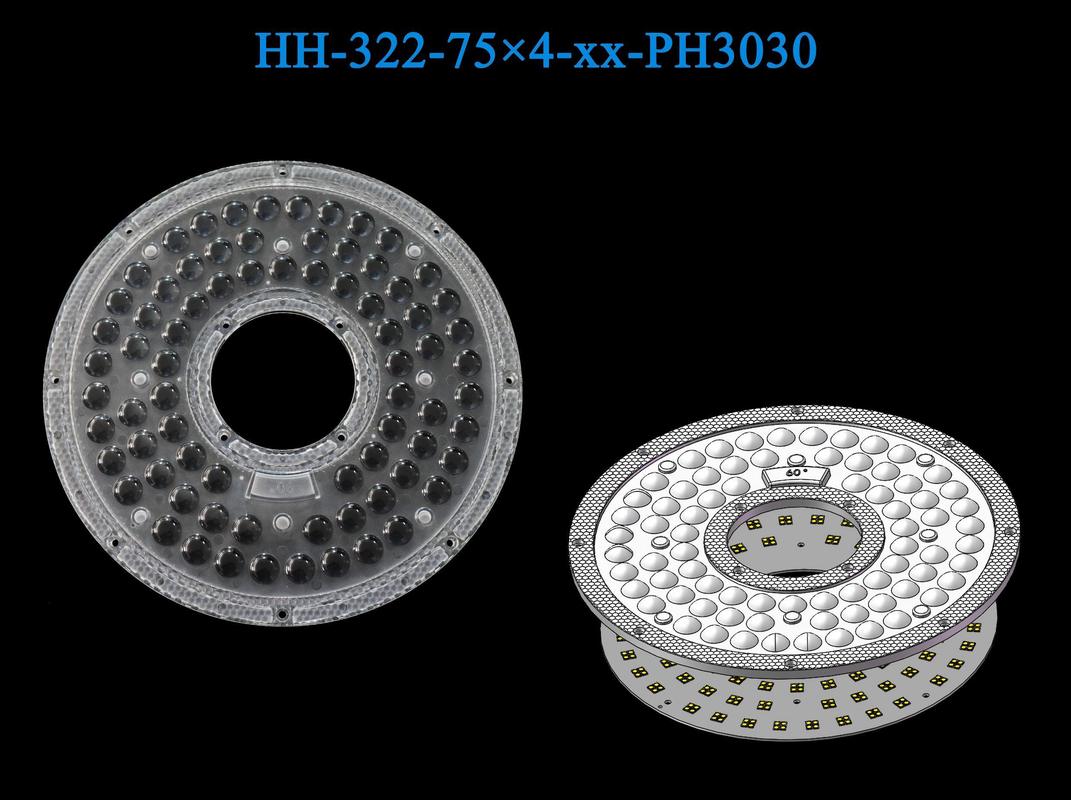 ODM&OEM 300pcs 3030LEDs 60°/90°/120° Optional Environment Friendly UFO High Bay Lighting Lens