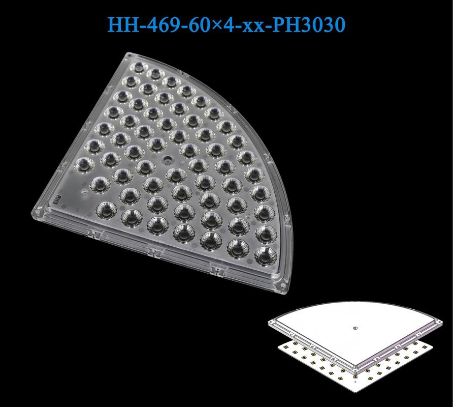 240pcs 3030 LED Chips, Precision Illumination Lens, Specialized Lens for Sector Stadium Lighting